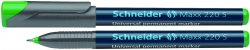 Foliopis permanentny SCHNEIDER Maxx 220 S, 0,4 mm, zielony