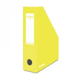 Pojemnik na dokumenty DONAU, karton, A4/80mm, lakierowany, żółty