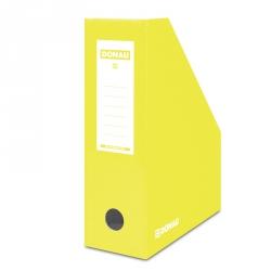 Pojemnik na dokumenty DONAU, karton, A4/100mm, lakierowany, żółty