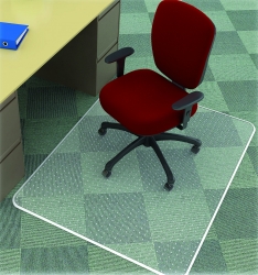 Mata pod krzesło Q-CONNECT, na dywany, 150x120cm, prostokątna