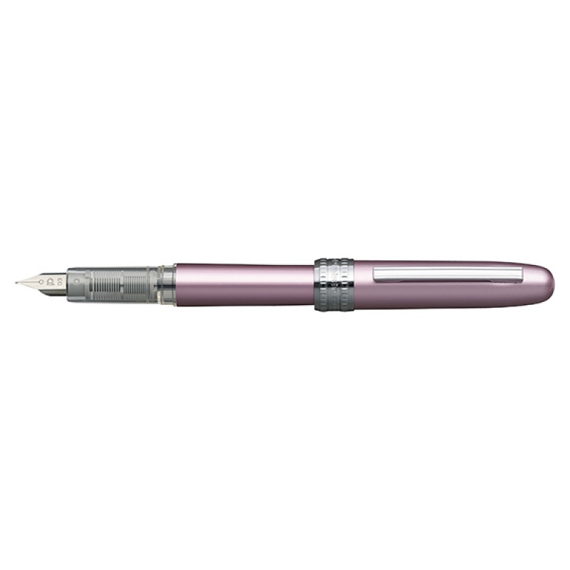 Pióro wieczne Platinum Plaisir Pink, F, różowe - zdjęcie (3