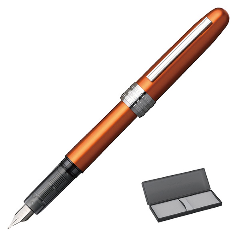 Pióro wieczne Platinum Plaisir Nova Orange, F, pomarańczowe - zdjęcie (2