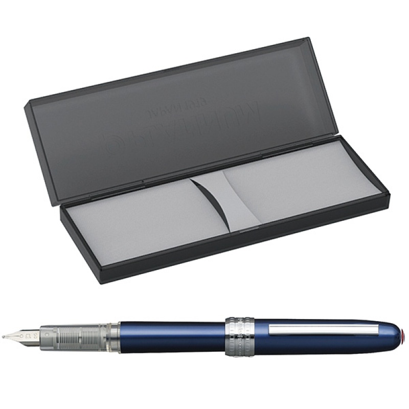 Pióro wieczne Platinum Plaisir Blue, F, niebieskie