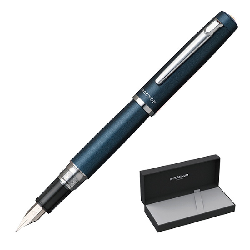 Pióro wieczne PLATINUM Procyon Deep Sea, M, niebieskie - zdjęcie (4