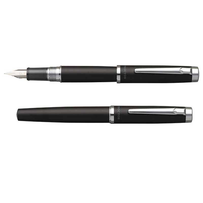 Pióro wieczne PLATINUM Procyon Luster Black Mist, M, czarne - zdjęcie (4