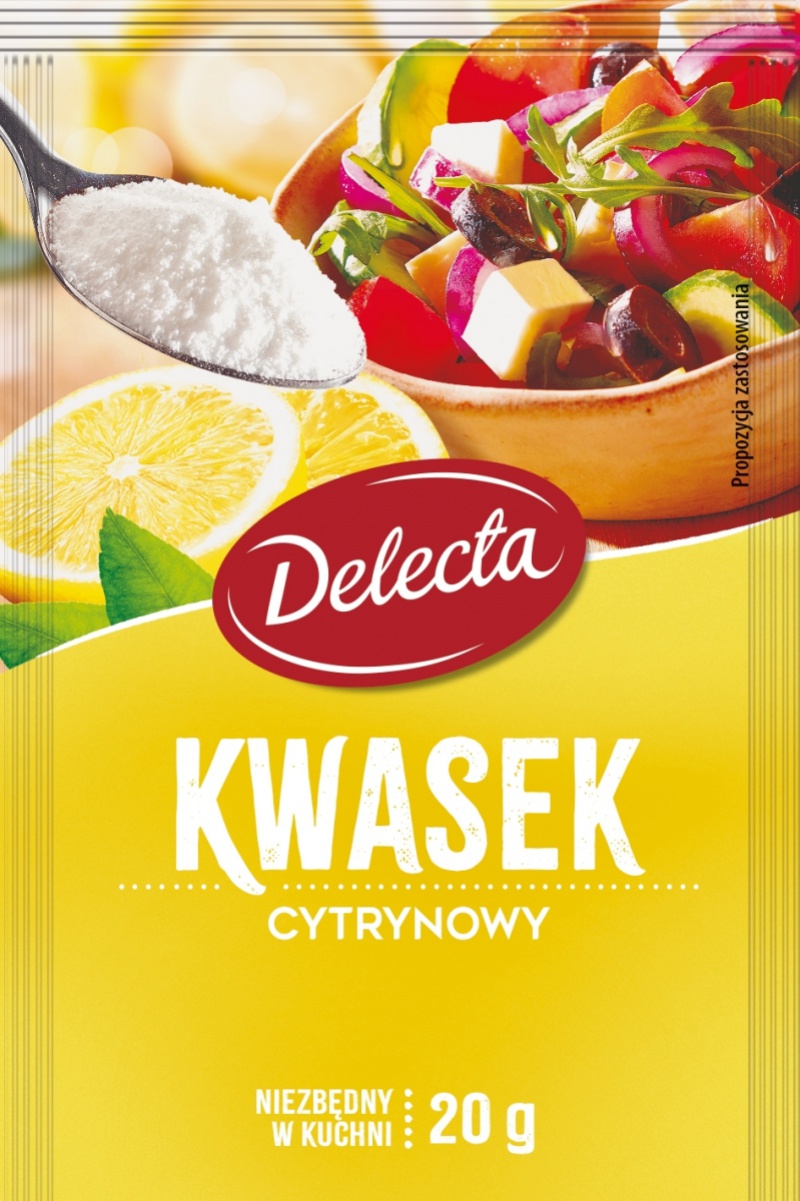 Kwasek cytrynowy DELECTA, 20g