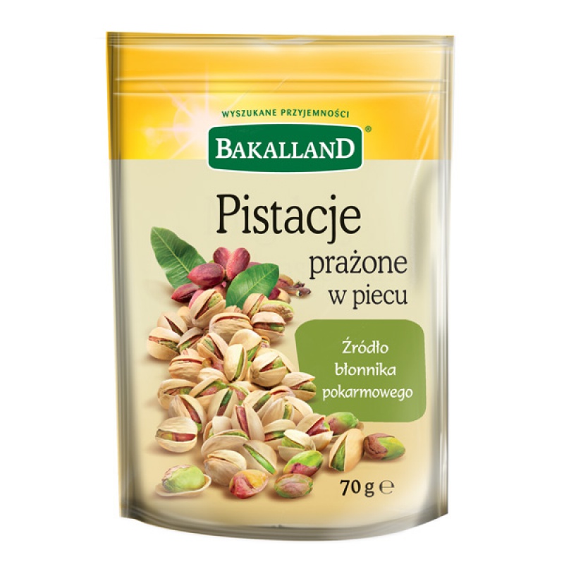 Pistacje prażone, Bakalland, 70g