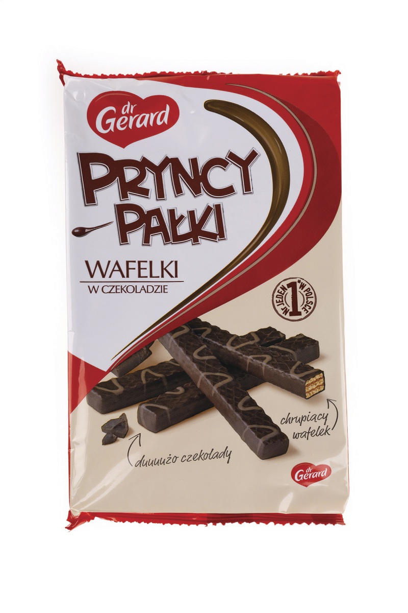 Wafle PRYNCYPAŁKI GERARD, w czekoladzie, 200g