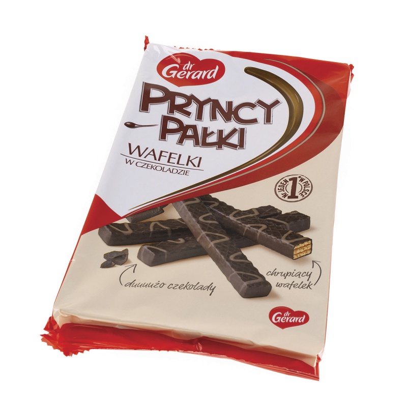 Wafle PRYNCYPAŁKI GERARD, w czekoladzie, 200g - zdjęcie (2