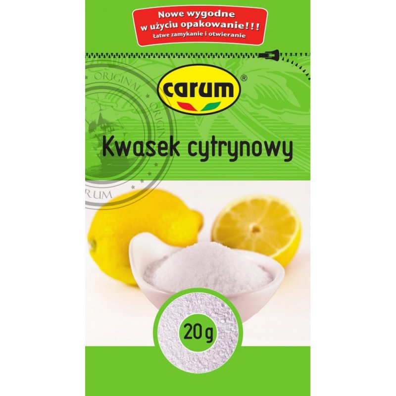 Kwasek cytrynowy CARUM, 20 g