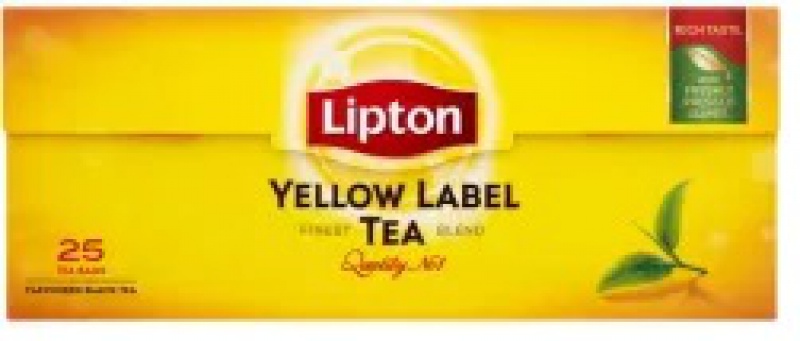 Herbata LIPTON Yellow Label, 25 torebek