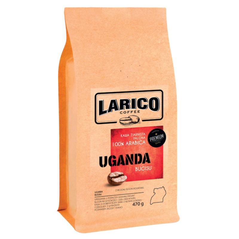 Kawa LARICO Uganda Bugisu, ziarnista, 470g