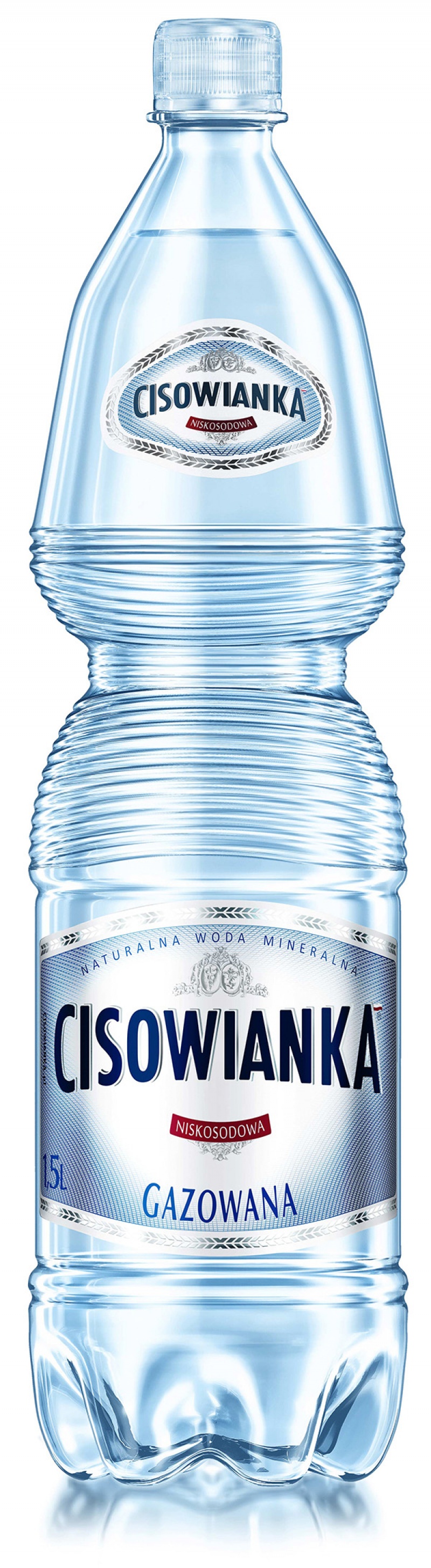 Woda CISOWIANKA, gazowana, butelka plastikowa, 1,5l - zdjęcie (2