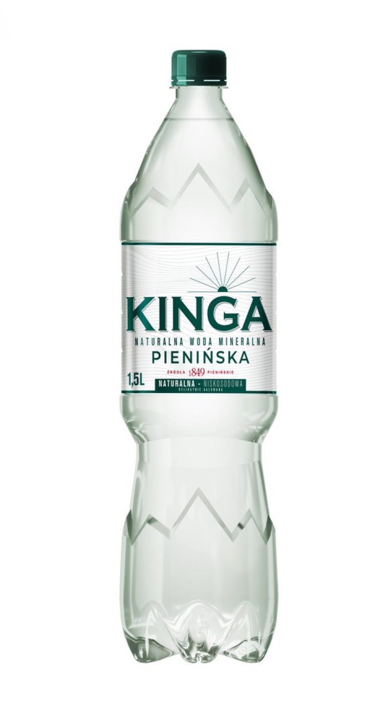 Woda mineralna KINGA PIENIŃSKA, naturalna, 1,5l