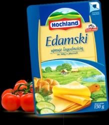 SER ŻÓŁTY HOCHLAND PLASTRY EDAMSKI 135g