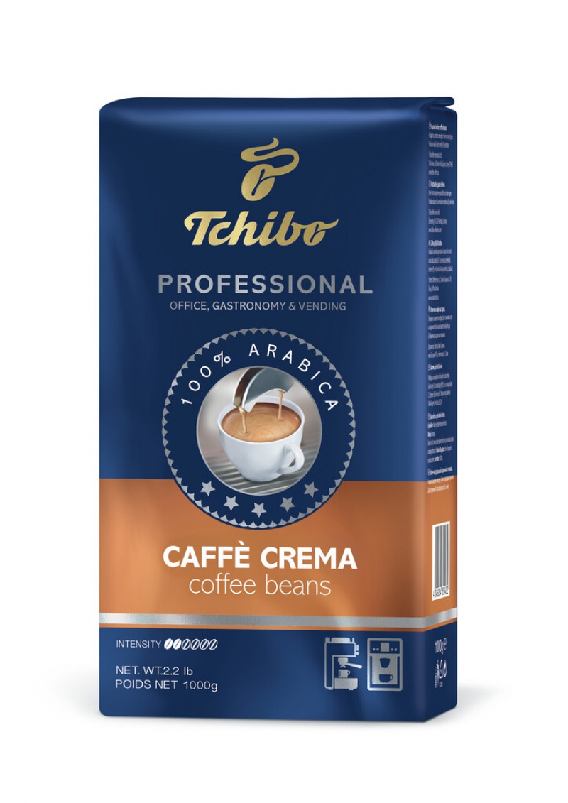 Kawa TCHIBO, PROFESSIONALE CAFFE CREMA 100 % ARABICA, ziarnista, 1000 g