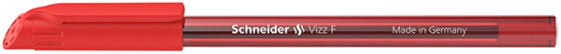 Długopis SCHNEIDER VIZZ, F, 1szt., czerwony - zdjęcie (4