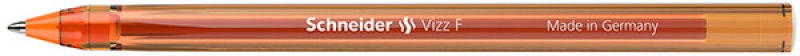 Długopis SCHNEIDER VIZZ, F, 1szt., pomarańczowy - zdjęcie (2