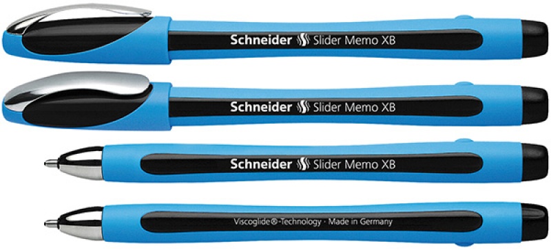 Długopis SCHNEIDER Slider Memo, XB, czarny