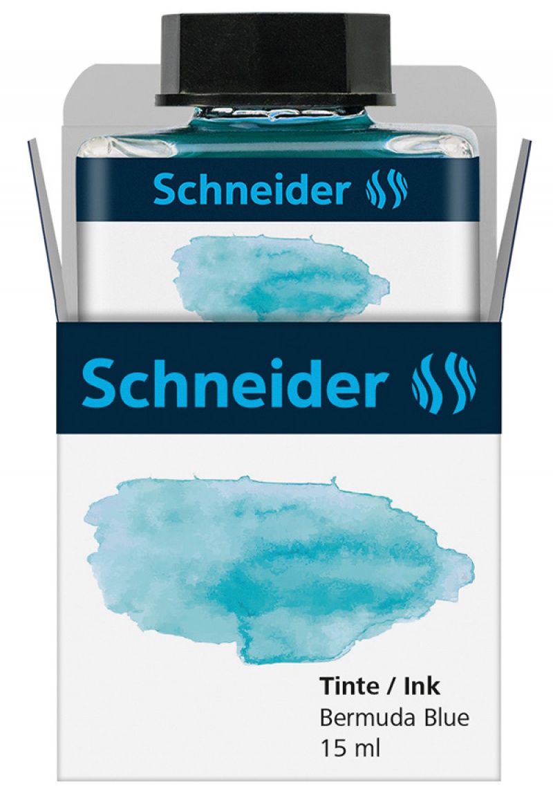 Atrament do piór SCHNEIDER, 15 ml, bermuda blue / morski