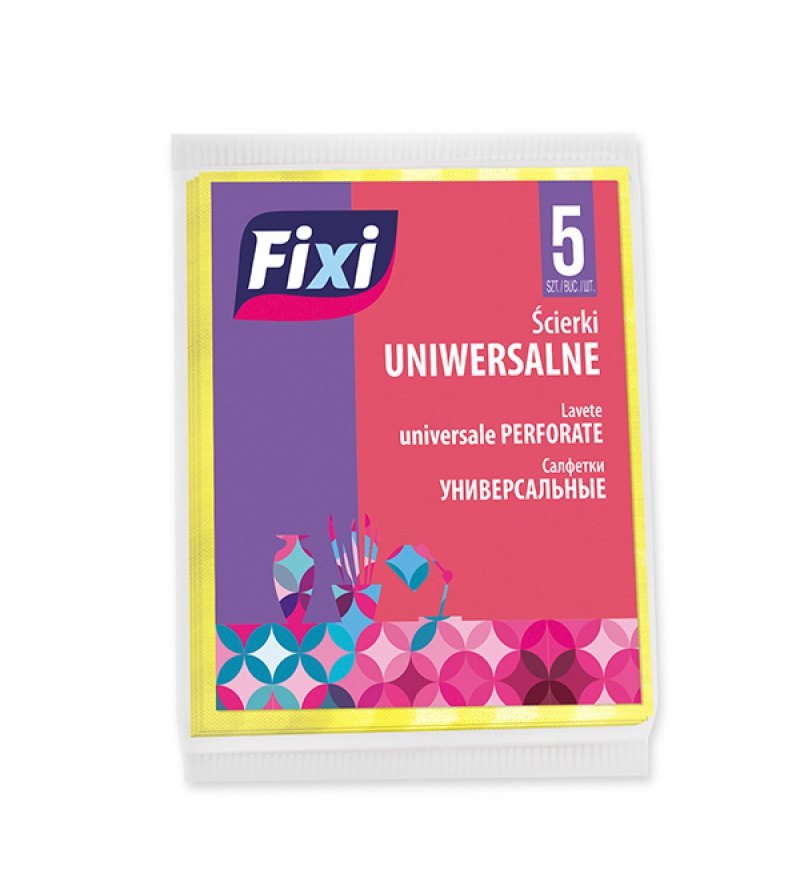 Ścierki uniwersalne FIXI, 5 szt., mix kolorów - zdjęcie (3