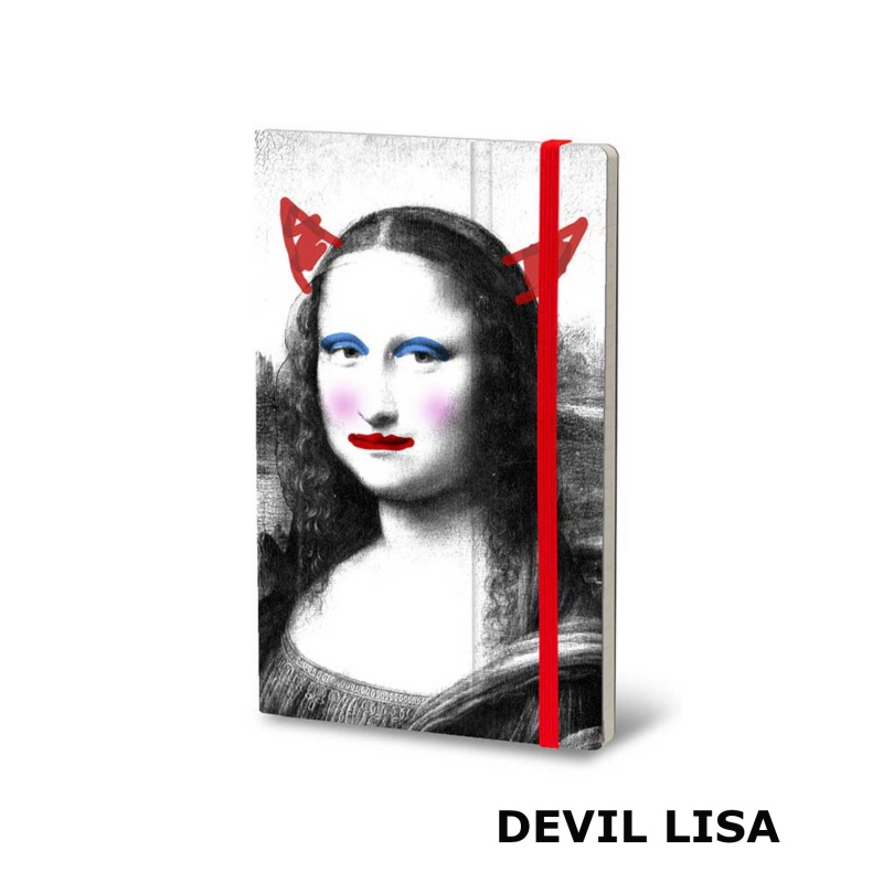 Notatnik STIFFLEX, 13x21cm, 192 strony, Devil Lisa