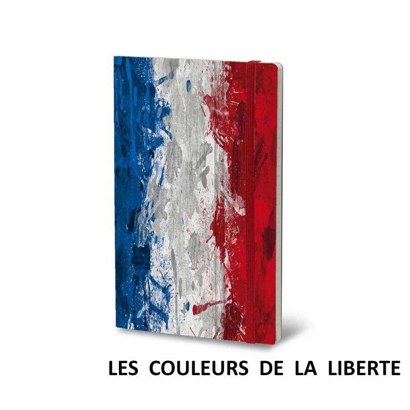 Notatnik STIFFLEX, 13x21cm, 192 strony, Les Couleurs De La Liberte - zdjęcie (3