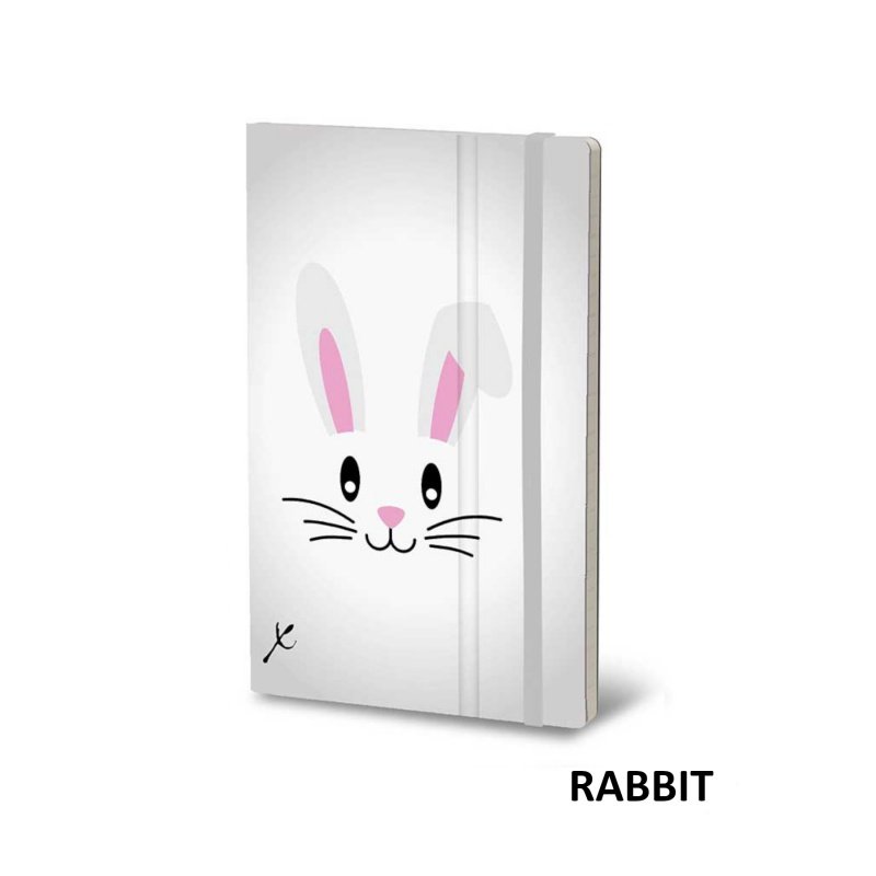 Notatnik STIFFLEX, 13x21cm, 192 strony, Rabbit - zdjęcie (3