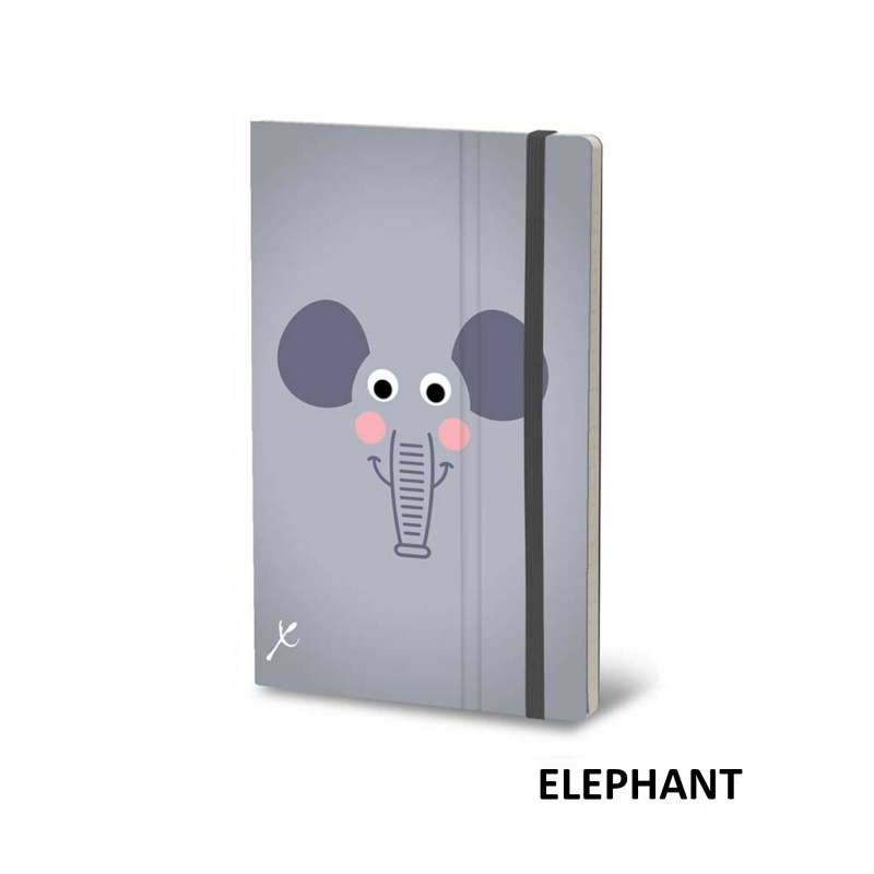 Notatnik STIFFLEX, 13x21cm, 192 strony, Elephant - zdjęcie (3