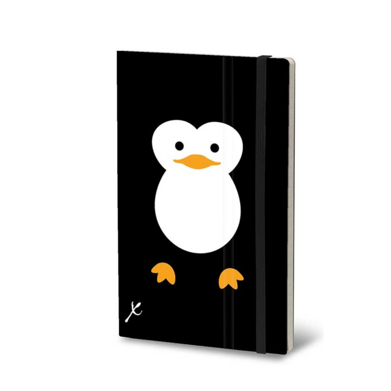 Notatnik STIFFLEX, 13x21cm, 192 strony, Penguin