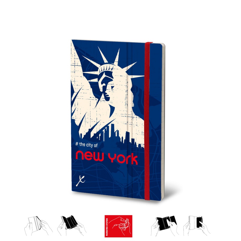 Notatnik STIFFLEX, 13x21cm, 192 strony, New York City - zdjęcie (2