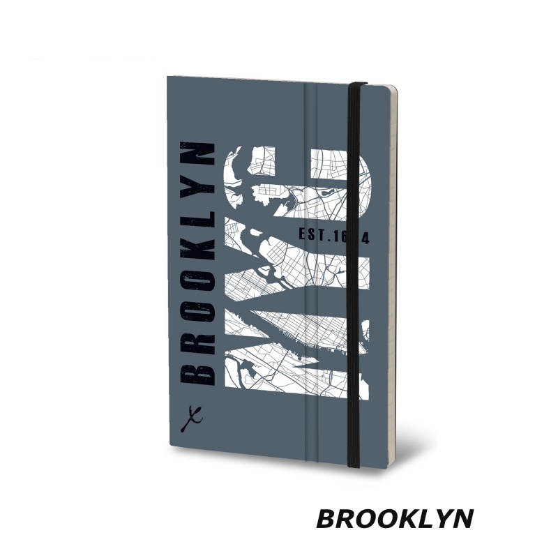 Notatnik STIFFLEX, 13x21cm, 192 strony, Brooklyn - zdjęcie (3