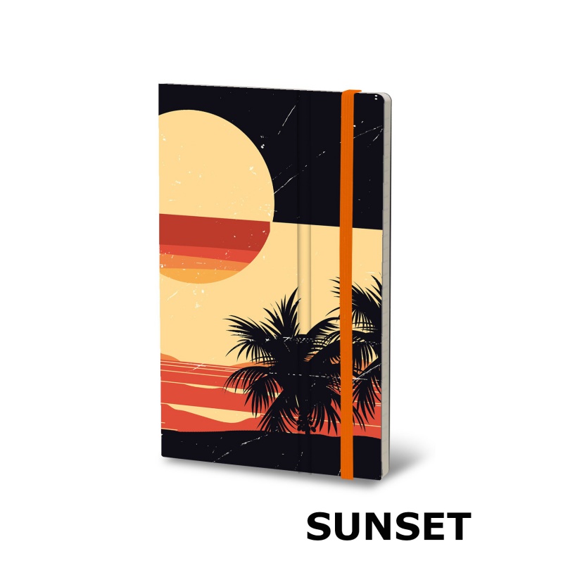 Notatnik STIFFLEX, 13x21cm, 192 strony, Surfside Sunset - zdjęcie (3