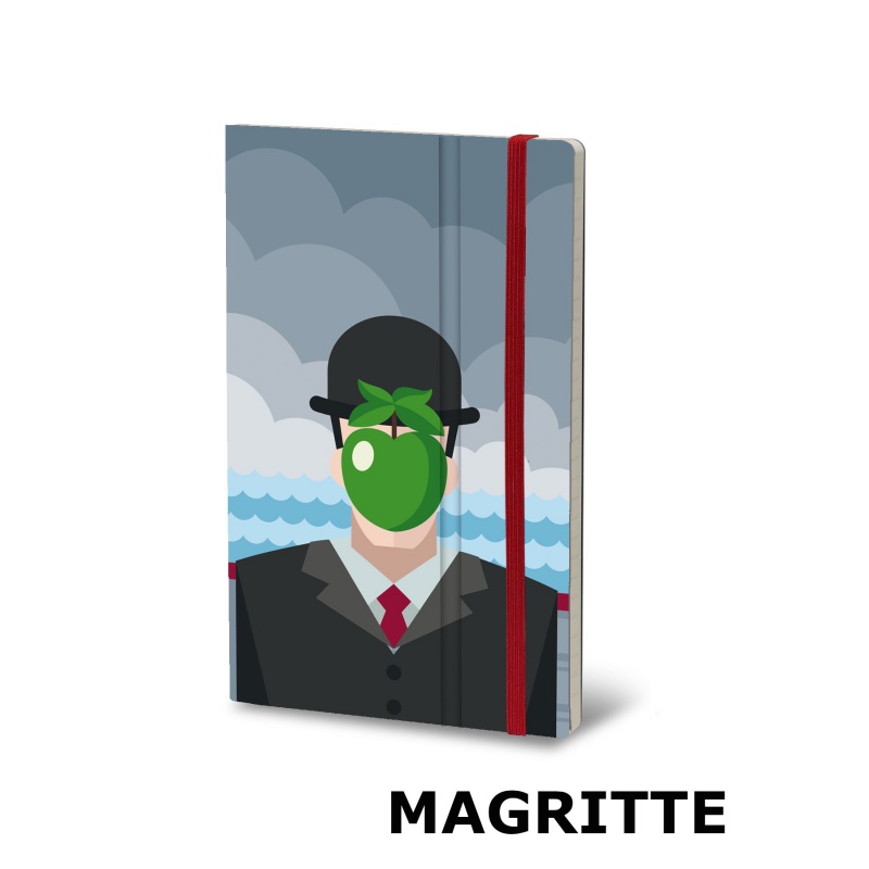 Notatnik STIFFLEX, 13x21cm, 192 strony, Magritte - zdjęcie (3