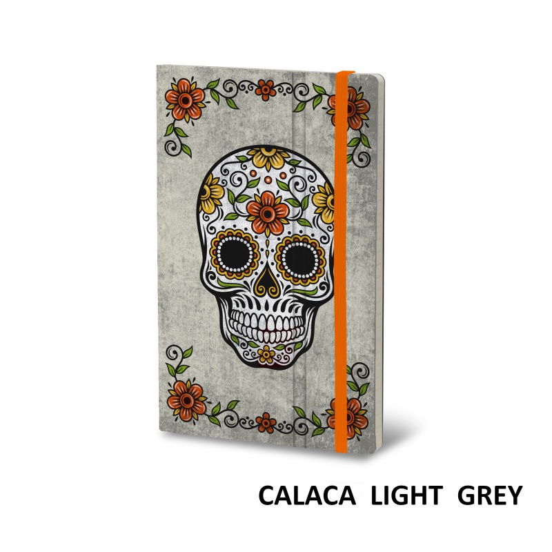 Notatnik STIFFLEX, 13x21cm, 192 strony, Calaca - light grey - zdjęcie (3