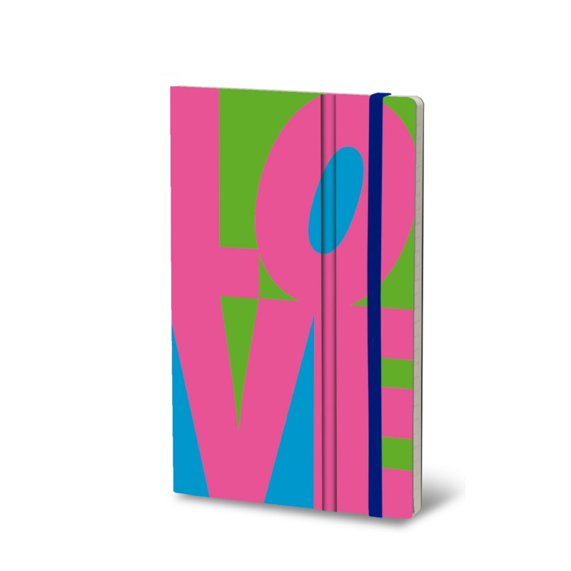 Notatnik STIFFLEX, 13x21cm, 192 strony, Fluo Love - Fuchsia - zdjęcie (4