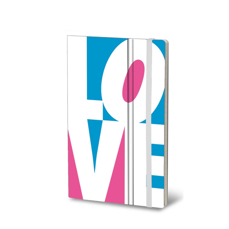 Notatnik STIFFLEX, 13x21cm, 192 strony, Fluo Love - White - zdjęcie (4