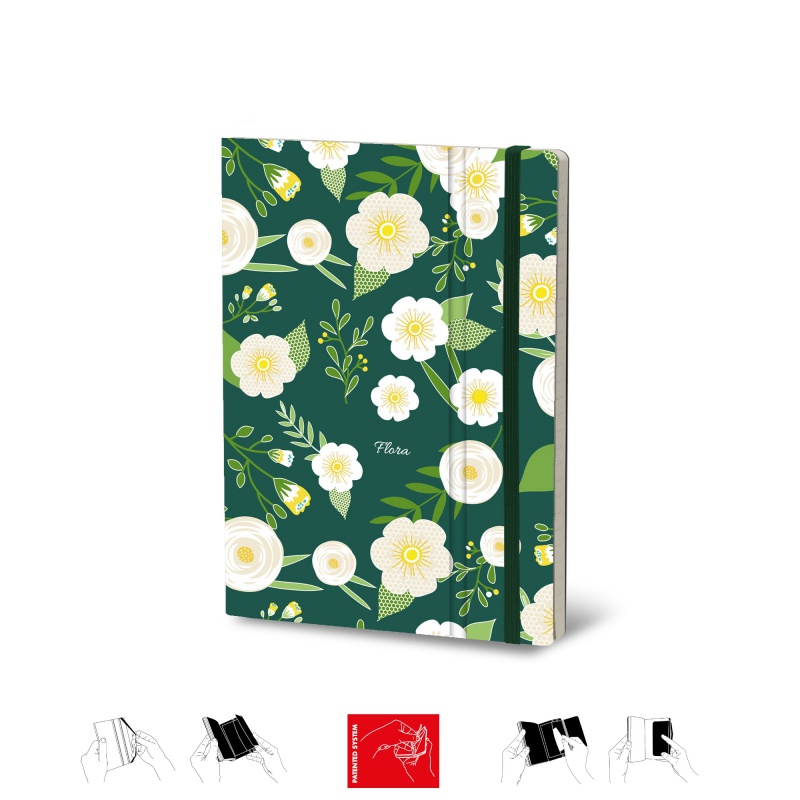Notatnik STIFFLEX, 15x21cm, 192 strony, Hellebore - zdjęcie (2