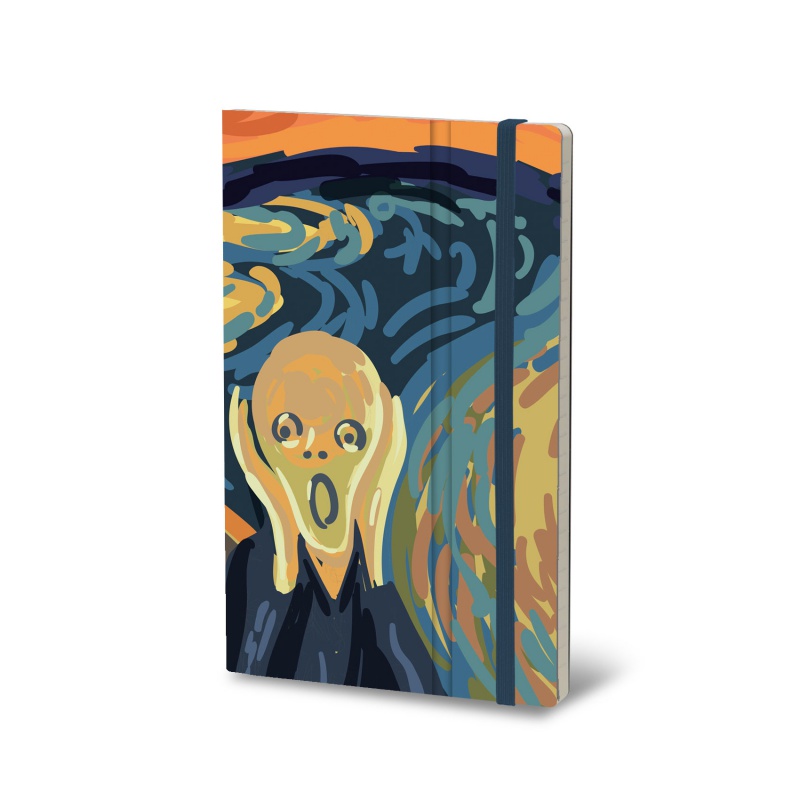 Notatnik STIFFLEX, 13x21cm, 192 strony, Munch - zdjęcie (4