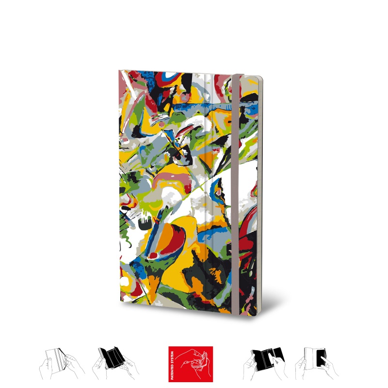 Notatnik STIFFLEX, 13x21cm, 192 strony, Kandinsky - zdjęcie (2
