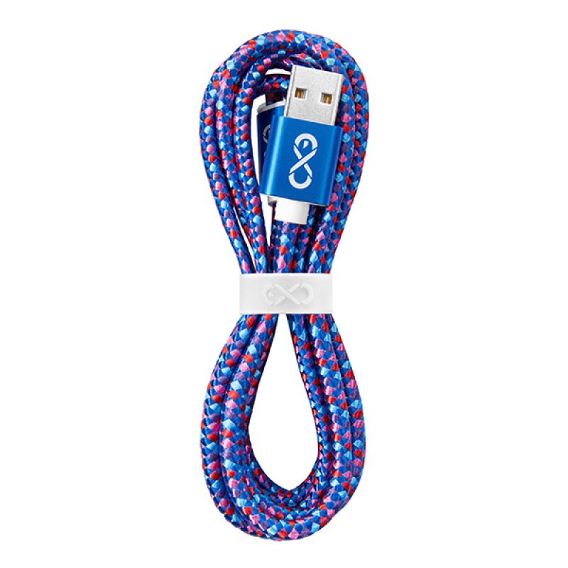 Uniwersalny kabel Micro USB EXC Diamond, 1,5m, niebieski/mix kolorów