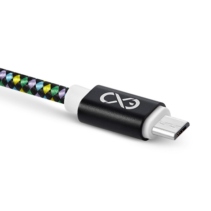 Uniwersalny kabel Micro USB EXC Diamond, 1,5m, czarny/mix kolorów - zdjęcie (3