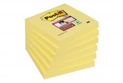 Bloczek samoprzylepny Post-it® Super Sticky, żółty, 90 kartek, 76x76mm