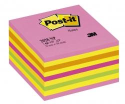 Bloczki samoprzylepne 3M POST-IT® 2028-NP 76x76 Różowy 450k