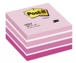 Bloczki samoprzylepne 3M POST-IT® 2028-P 76x76 Różowy 450k