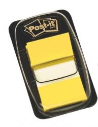Zakładki indeksujące Flagi 680-5 , żółte, 50sztuk, 25mm x 43mm 3M