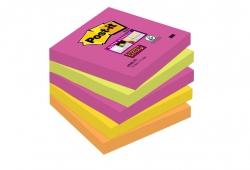 Bloczki samoprzylepne 3M POST-IT® 654S-N 76x76 Mix 180k