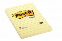 Bloczki samoprzylepne 3M POST-IT® 660 102x152 Żółty 100k Linia