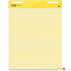 Blok flipchart samoprzylepny żółty w linię 30k 3M-21200694851 POST-IT