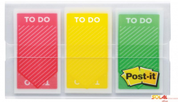 Zakładki indeksujące POST-IT 23,8x43,2mm DO WYKONANIA 682-TODO 3X20szt 3M